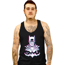 Load image into Gallery viewer, Secret_Shirts Tank Top, Unisex / Small / Black Glitched Batman