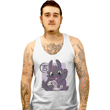 Load image into Gallery viewer, Shirts Tank Top, Unisex / Small / White Maneki Toothless
