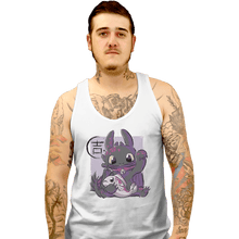 Load image into Gallery viewer, Shirts Tank Top, Unisex / Small / White Maneki Toothless