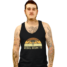 Load image into Gallery viewer, Daily_Deal_Shirts Tank Top, Unisex / Small / Black Rebel Scumm 77