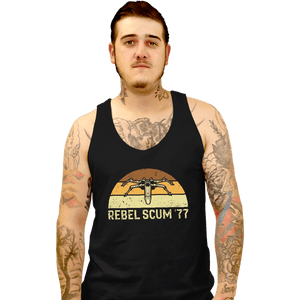 Daily_Deal_Shirts Tank Top, Unisex / Small / Black Rebel Scumm 77