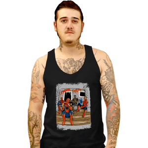Daily_Deal_Shirts Tank Top, Unisex / Small / Black Spider Threat