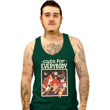 Load image into Gallery viewer, Secret_Shirts Tank Top, Unisex / Small / Black Cats For Everybody
