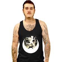 Load image into Gallery viewer, Daily_Deal_Shirts Tank Top, Unisex / Small / Black I Love My Cat To The Moon And Back!
