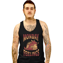 Load image into Gallery viewer, Daily_Deal_Shirts Tank Top, Unisex / Small / Black Monday Feelings