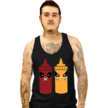 Load image into Gallery viewer, Secret_Shirts Tank Top, Unisex / Small / Black X Sauce