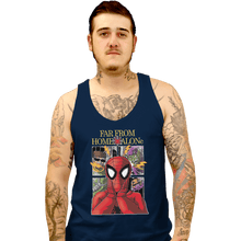 Load image into Gallery viewer, Shirts Tank Top, Unisex / Small / Navy Far From Home Alone