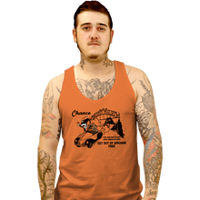 Load image into Gallery viewer, Secret_Shirts Tank Top, Unisex / Small / Orange Get Out Of Arkham Card