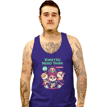 Load image into Gallery viewer, Shirts Tank Top, Unisex / Small / Violet Kimetsu Neko Yaiba