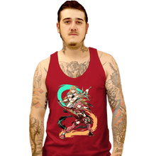 Load image into Gallery viewer, Daily_Deal_Shirts Tank Top, Unisex / Small / Red Dual Sword Users