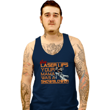 Load image into Gallery viewer, Daily_Deal_Shirts Tank Top, Unisex / Small / Navy Hey Laser Lips!