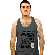 Load image into Gallery viewer, Daily_Deal_Shirts Tank Top, Unisex / Small / Charcoal Drink Milk