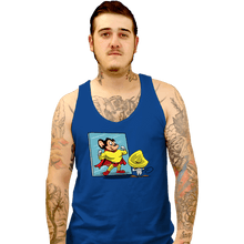 Load image into Gallery viewer, Secret_Shirts Tank Top, Unisex / Small / Royal Blue Mighty Or Speedy