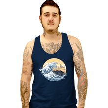 Load image into Gallery viewer, Daily_Deal_Shirts Tank Top, Unisex / Small / Navy The Great Wave of the Ringwraiths