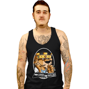 Daily_Deal_Shirts Tank Top, Unisex / Small / Black God Save The Prince