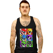 Load image into Gallery viewer, Shirts Tank Top, Unisex / Small / Black Pop Art Power Rangers
