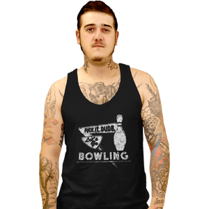 Shirts Tank Top, Unisex / Small / Black Fuck It Dude, Lets Go Bowling