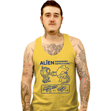 Load image into Gallery viewer, Secret_Shirts Tank Top, Unisex / Small / Gold Alien Guide