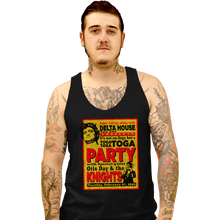 Load image into Gallery viewer, Secret_Shirts Tank Top, Unisex / Small / Black Delta House Flyer