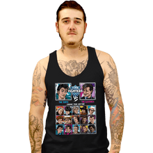 Load image into Gallery viewer, Daily_Deal_Shirts Tank Top, Unisex / Small / Black Time Fighters 10th vs 11th
