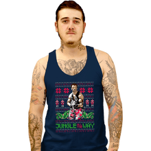 Load image into Gallery viewer, Shirts Tank Top, Unisex / Small / Navy Jingle All The Way Predator