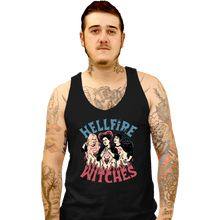 Load image into Gallery viewer, Secret_Shirts Tank Top, Unisex / Small / Black Hellfire Witches