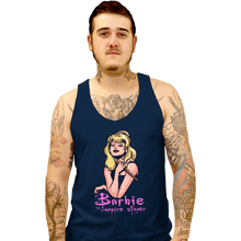 Load image into Gallery viewer, Daily_Deal_Shirts Tank Top, Unisex / Small / Navy Barbie The Vampire Slayer