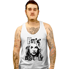 Load image into Gallery viewer, Secret_Shirts Tank Top, Unisex / Small / White Free Britney White