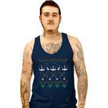 Load image into Gallery viewer, Secret_Shirts Tank Top, Unisex / Small / Navy A Rogue Christmas