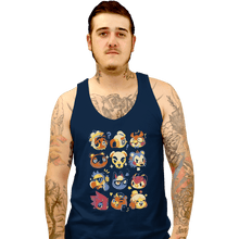 Load image into Gallery viewer, Shirts Tank Top, Unisex / Small / Navy Island Faces