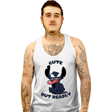 Load image into Gallery viewer, Daily_Deal_Shirts Tank Top, Unisex / Small / White Cute But Deadly