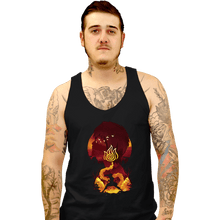 Load image into Gallery viewer, Daily_Deal_Shirts Tank Top, Unisex / Small / Black Firebender