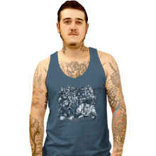 Load image into Gallery viewer, Shirts Tank Top, Unisex / Small / Indigo Blue Fun With Old Friends