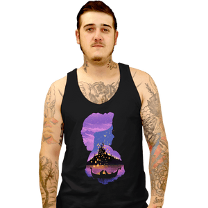 Daily_Deal_Shirts Tank Top, Unisex / Small / Black Rapunzel Shadow