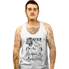 Load image into Gallery viewer, Shirts Tank Top, Unisex / Small / White Santaur