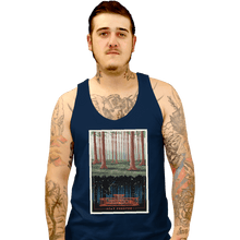 Load image into Gallery viewer, Shirts Tank Top, Unisex / Small / Navy Visit the Upside Down
