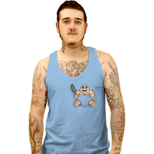 Load image into Gallery viewer, Shirts Tank Top, Unisex / Small / Powder Blue Baby Pocket