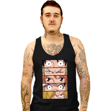 Load image into Gallery viewer, Daily_Deal_Shirts Tank Top, Unisex / Small / Black Straw Hat Eyes