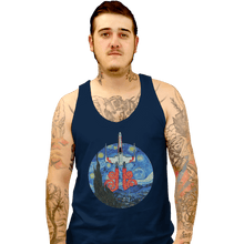 Load image into Gallery viewer, Shirts Tank Top, Unisex / Small / Navy Starry Fighter
