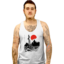 Load image into Gallery viewer, Shirts Tank Top, Unisex / Small / White Red Sun Hero
