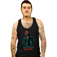 Load image into Gallery viewer, Daily_Deal_Shirts Tank Top, Unisex / Small / Black Tarman Wants Your Brains!
