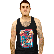 Load image into Gallery viewer, Daily_Deal_Shirts Tank Top, Unisex / Small / Black Retro Heroes