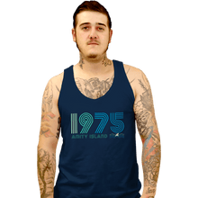 Load image into Gallery viewer, Secret_Shirts Tank Top, Unisex / Small / Navy Amity Island 1975