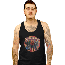 Load image into Gallery viewer, Daily_Deal_Shirts Tank Top, Unisex / Small / Black Scary Friends