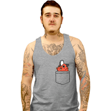 Load image into Gallery viewer, Secret_Shirts Tank Top, Unisex / Small / Sports Grey Pocket Pochita