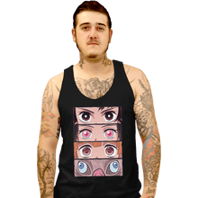Load image into Gallery viewer, Shirts Tank Top, Unisex / Small / Black Demon Eyes