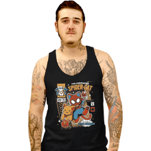 Load image into Gallery viewer, Shirts Tank Top, Unisex / Small / Black Spider-Cat