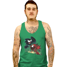 Load image into Gallery viewer, Shirts Tank Top, Unisex / Small / X (more expensive blank) Echidna Vs Hedgehog