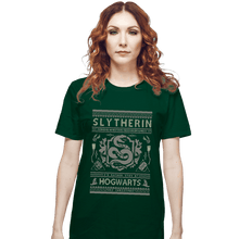 Load image into Gallery viewer, Shirts T-Shirts, Unisex / Small / Forest Slytherin Sweater
