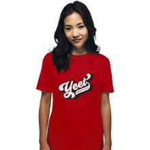 Load image into Gallery viewer, Shirts T-Shirts, Unisex / Small / Red Yeet Yourself